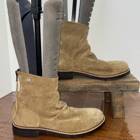 Musse & cloud woman’s Lucena tan ankle boots/booties. Back zipper. Size 9. EUC. - Picture 1 of 6